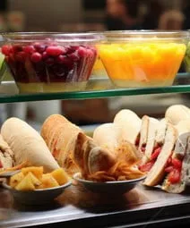 Fresh food options in AI Smart Cabinet